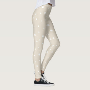 Moderne Polka-Punkte Mädchen-Trendmode Yoga Leggings