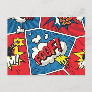 Moderne Pop Art Feiertagspostkarte