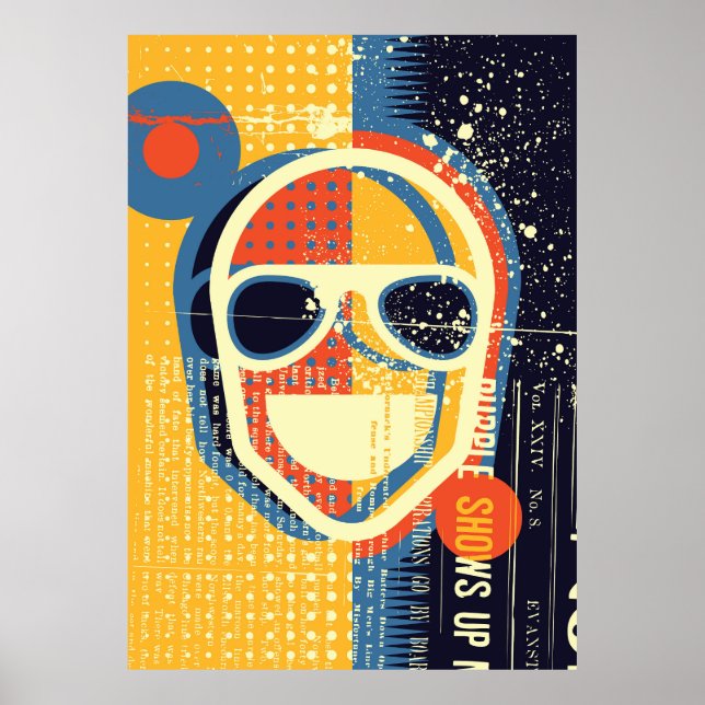 Moderne Pop Art Poster (Vorne)