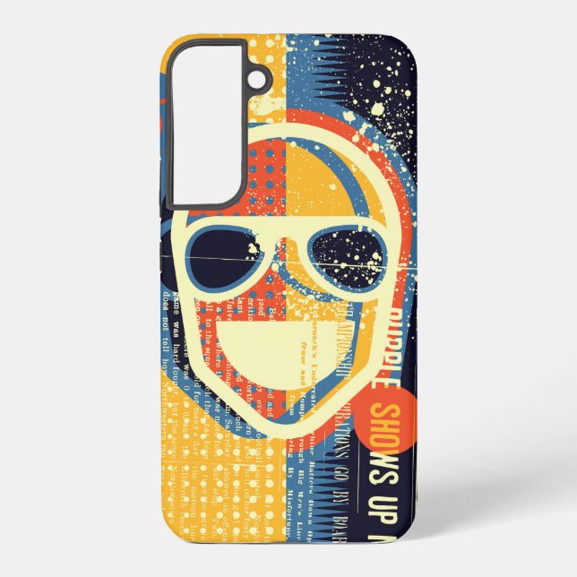 Moderne Pop Art Samsung Galaxy Hülle (Rückseite)