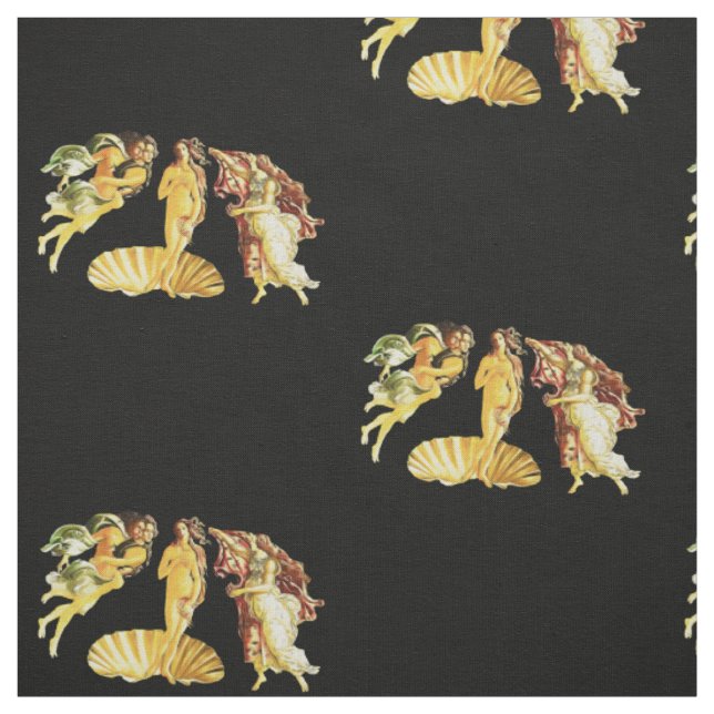 Moderne Pop-Kunst-lustiges Remake Botticelli Venus Stoff (Muster)