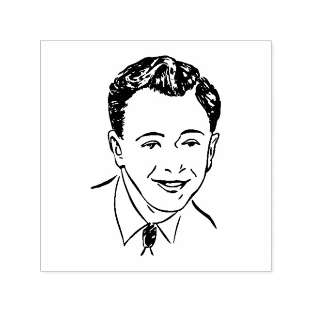 Moderne PortraitlehrerInnen machen das Gesicht zu  Permastempel (Design)
