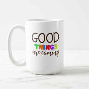Moderne positive Handlettering-Tasse Kaffeetasse