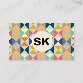 Moderne prismatische Farbe | Businesscard Visitenkarte