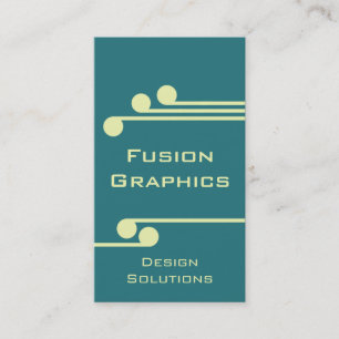 Moderne Pro Business Card, Aquamarin und sanft gel Visitenkarte
