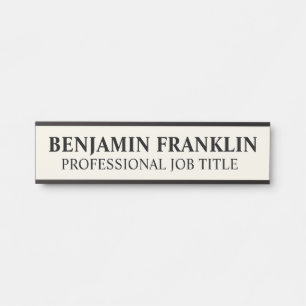 Moderne professionelle Bürotür-Schild Türschild