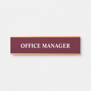 Moderne professionelle Bürotür-Schilder Namensschi Türschild
