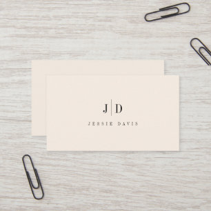 Moderne professionelle einfache Monogramm Visitenkarte