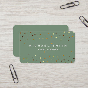 Moderne professionelle falsche Gold Glitter Visitenkarte