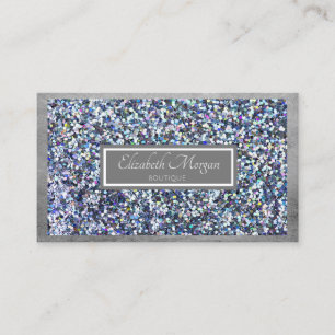 Moderne professionelle Glitter, Funken, Rahmen Visitenkarte