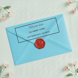 Moderne professionelle Grenz-Rücksende-Adressstemp Permastempel