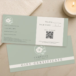 Moderne professionelle Kopf-Spa-Geschenkkarte Einladung
