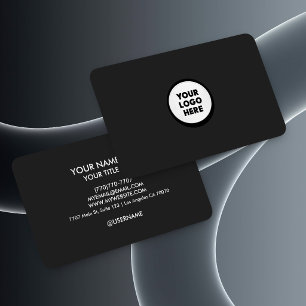 Moderne professionelle minimalistische Logo-Geschä Visitenkarte