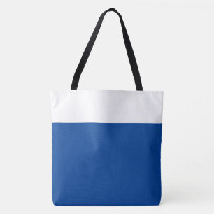 Moderne professionelle tiefe Blau-Weiß-Farbblock Tasche