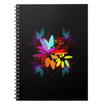 Moderne Psychedelic Style Rainbow Petals