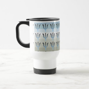 Moderne Psychologie-Symbol-Reise-Tasse Reisebecher