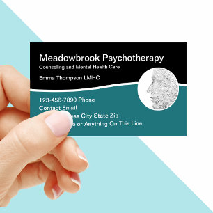 Moderne Psychotherapeutin Psychotherapeutin Psychi Visitenkarte