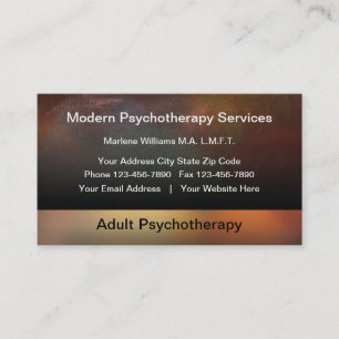 Moderne Psychotherapie-Verabredungs-Karte Terminkarte