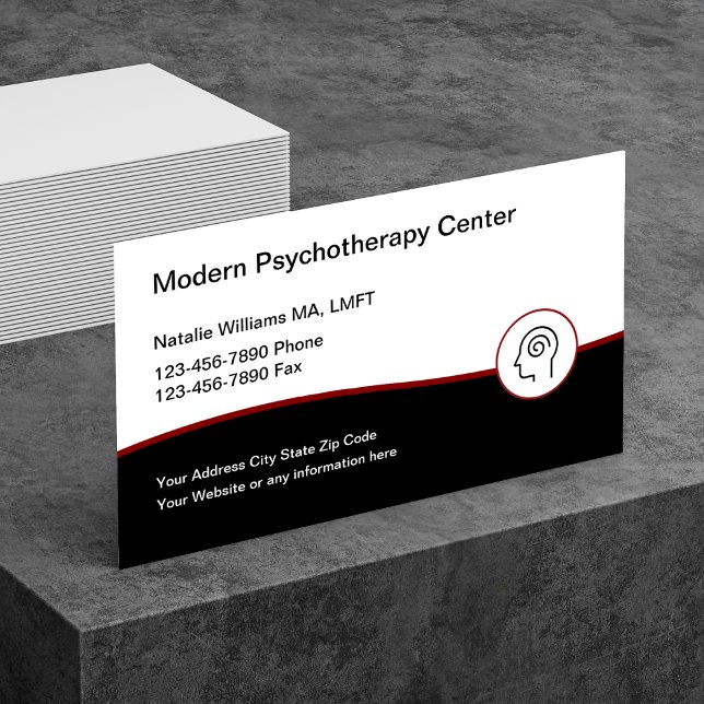 Moderne Psychotherapie Visitenkarte (Von Creator hochgeladen)