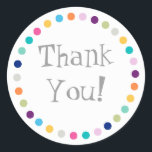 Moderne Punkte danke Ihnen Aufkleber<br><div class="desc">Moderne Punkte danke Ihnen Aufkleber</div>