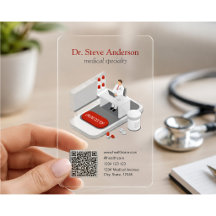 Moderne QR-Code-Acryl-Medizin