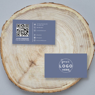 Moderne QR-Code benutzerdefinierte Logo/Social Med Visitenkarte