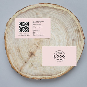 Moderne QR-Code benutzerdefiniertes Logo/Social Me Visitenkarte