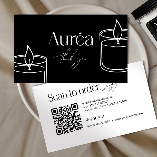Moderne QR Code Business Card Visitenkarte (Von Creator hochgeladen)