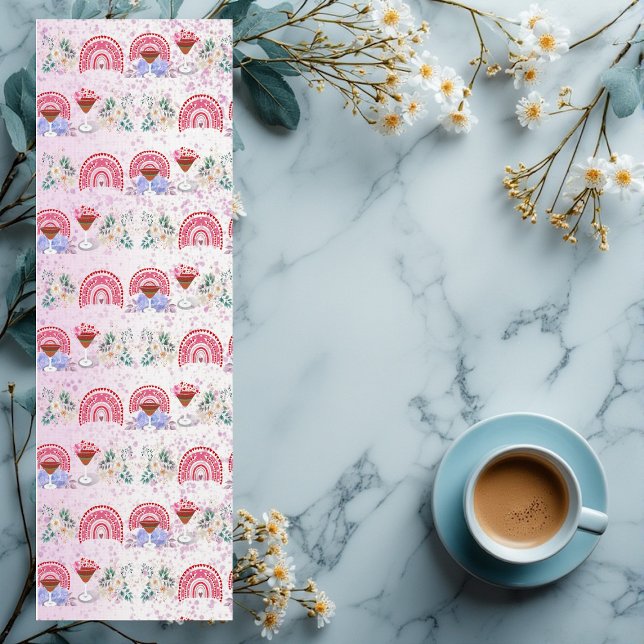 Moderne Rainbow Cocktail Fitness Freak Romantische Yogamatte (Modern Rainbow Cocktail Fitness Freak Romantic Fun Yoga Mat)