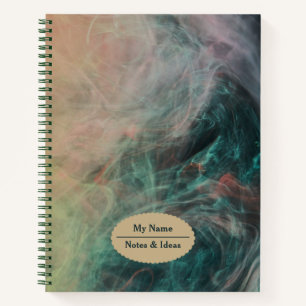 Moderne Rauchfarbe Notizbuch