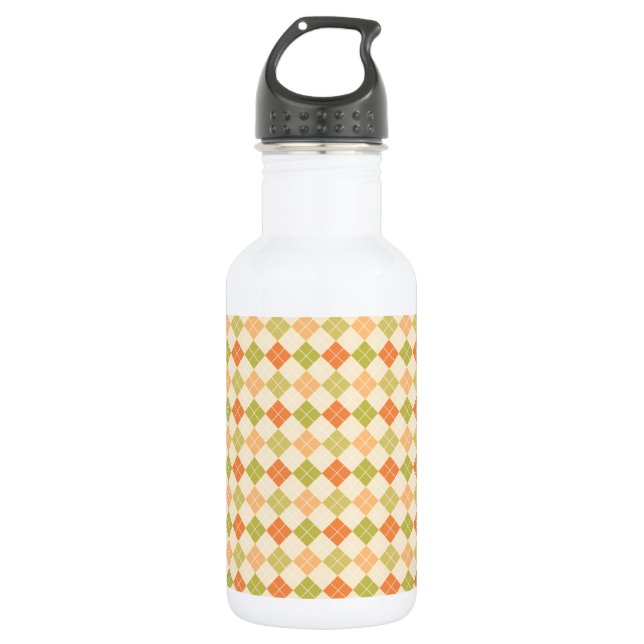 Moderne Raute Edelstahlflasche (Vorderseite)