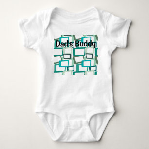 Moderne Rechtecke aus dem Mittelalter Baby Strampler