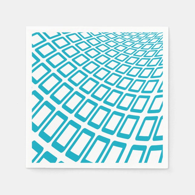 Moderne Rechtecke Napkins Serviette (Vorderseite)