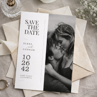 Moderne redaktionelle Foto-Hochzeit "Save the Date Save The Date