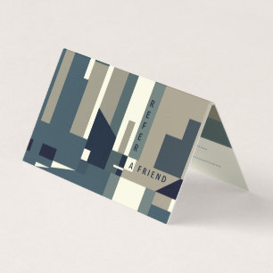 Moderne Referenzkarte Visitenkarten