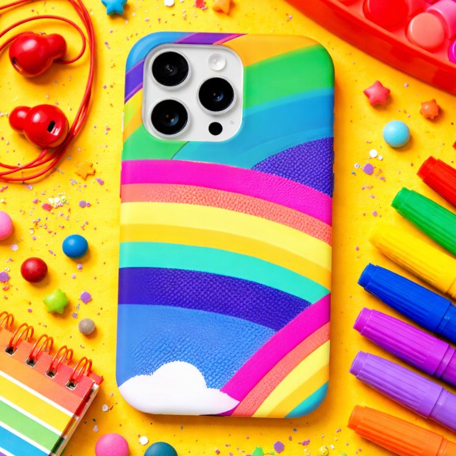 Moderne Regenbögen iPhone 15 Pro Hülle (Von Creator hochgeladen)