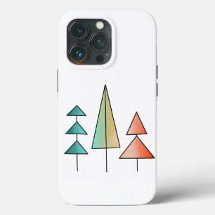 Moderne Regenbogenbäume im Mittelalter erröten aqu Case-Mate iPhone Hülle
