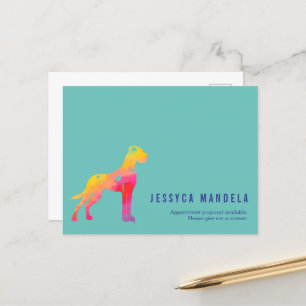 Moderne Regenbogenfahne Postkarte