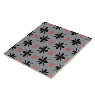 Moderne Retro-Blumen-Dekor-Keramikfliese Fliese