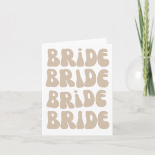 Moderne Retro-Braut Junggesellinnenparty Vintage Einladung