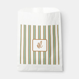 Moderne Retro Chili-Limette-Streifen Geschenktütchen