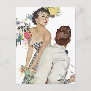 Moderne Retro Cocktail-Thema-Party Einladungen
