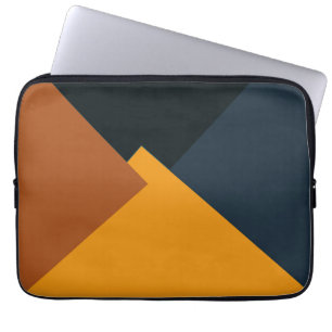 Moderne Retro-Farb-Geometrie-Muster #19 Laptopschutzhülle