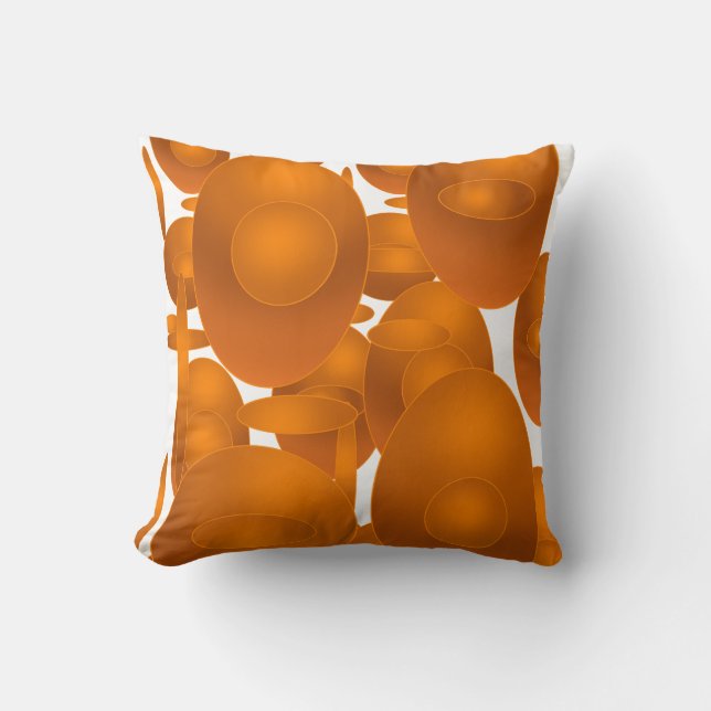 Moderne Retro-Geometrie-Design Kissen (Vorderseite)