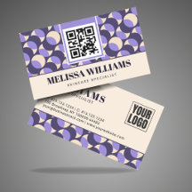 Moderne Retro geometrische Muster Lavendel Creme