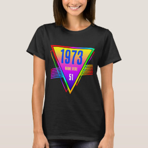 Moderne Retro individuelle Name Jahr Alter Geburts T-Shirt
