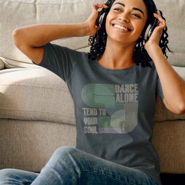 Moderne Retro Linie Motivierend T-Shirt (Von Creator hochgeladen)