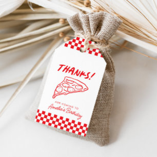 Moderne Retro-Rote Italienische Pizzeria-Pizza-Par Geschenkanhänger