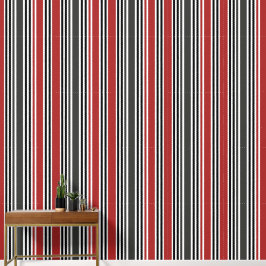 Moderne Retro-Vintage, schwarz-graue Streifen Tapete