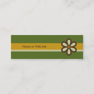 Moderne Retro Visitenkarte -